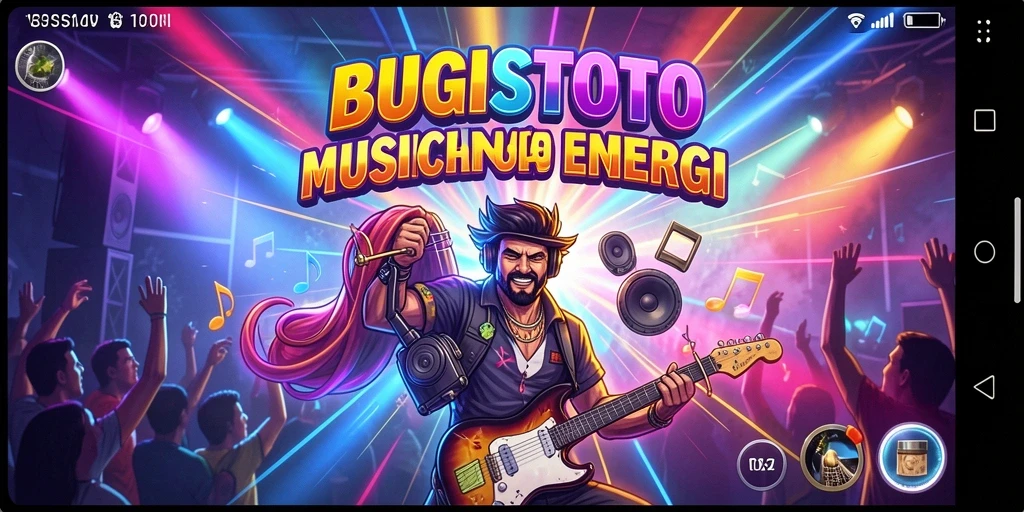 Screenshot gameplay BUGISTOTO yang menunjukkan aksi seru dalam bermain musik.