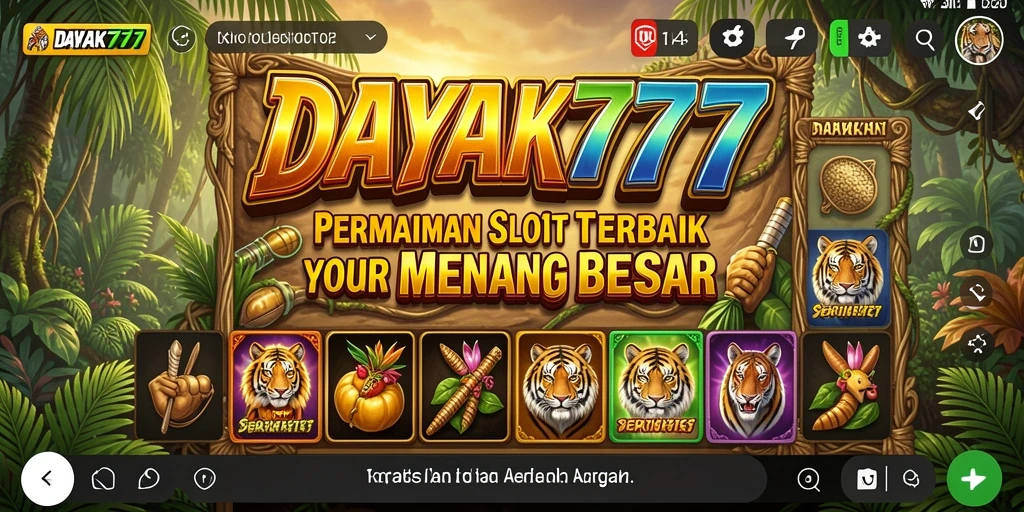 Tampilan menarik gameplay Slot di DAYAK777.
