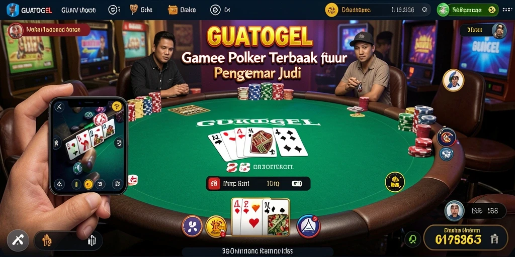 Tampilan permainan Poker yang menarik di GUATOGEL