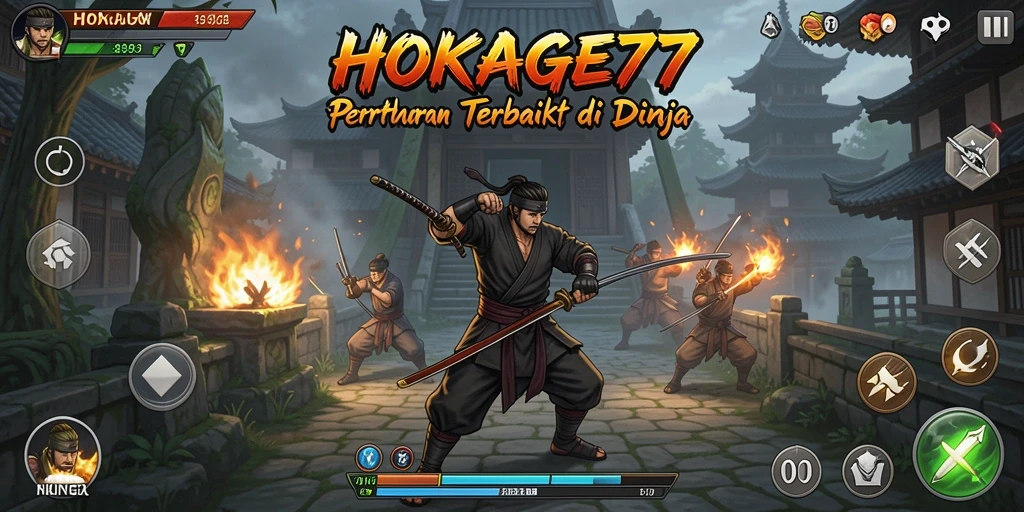 Tampilkan gameplay menakjubkan HOKAGE77 dalam pertahanan menara.