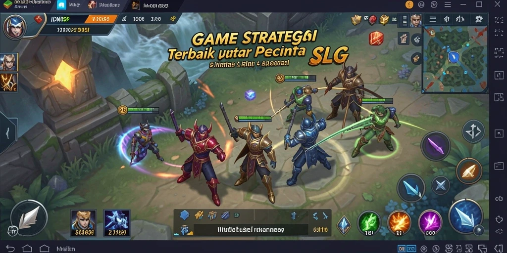 Tampilan gameplay seru dari IDN89 yang penuh strategi.