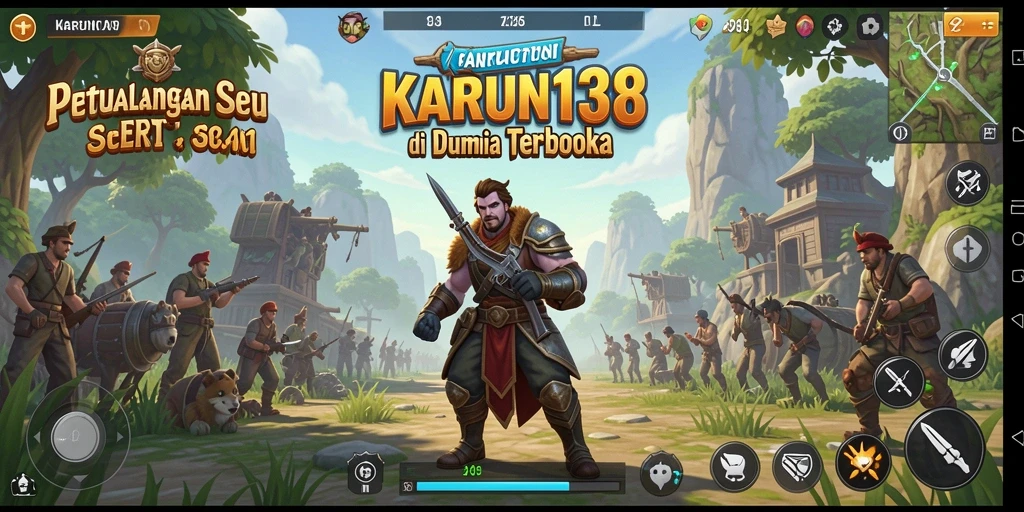 Tangkapan layar KARUN138 menunjukkan keindahan dunia terbuka yang menakjubkan.