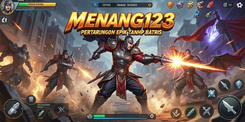 Tampilan gameplay seru dan grafis menawan dari MENANG123.