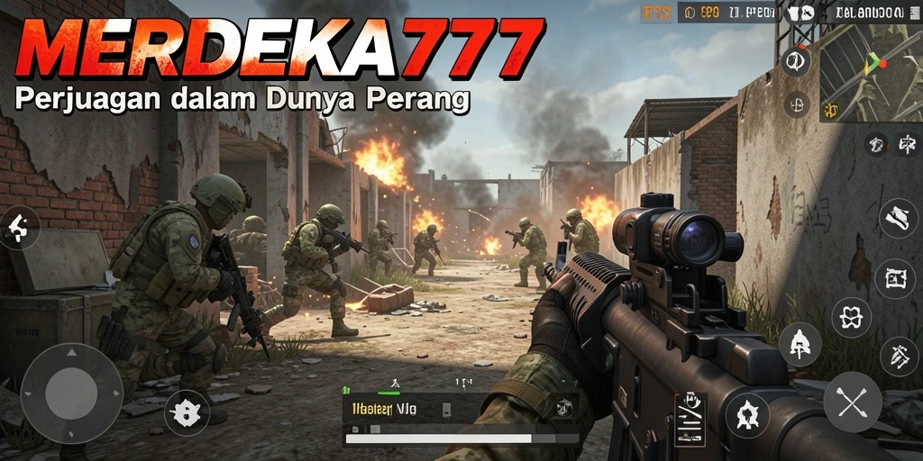Tampilan menakjubkan dari pertempuran dalam game MERDEKA777 yang mengasyikkan.