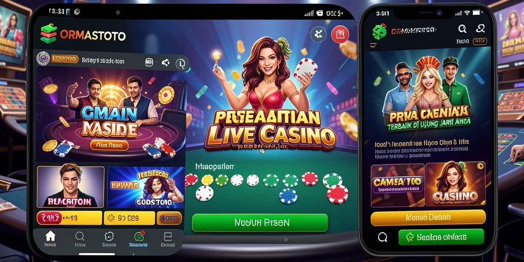 Tampilan gameplay ORMASTOTO yang menarik dan interaktif.