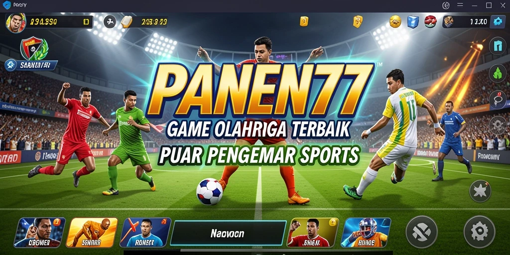 Tampilan gameplay menarik dalam PANEN77 dengan berbagai mode olahraga.