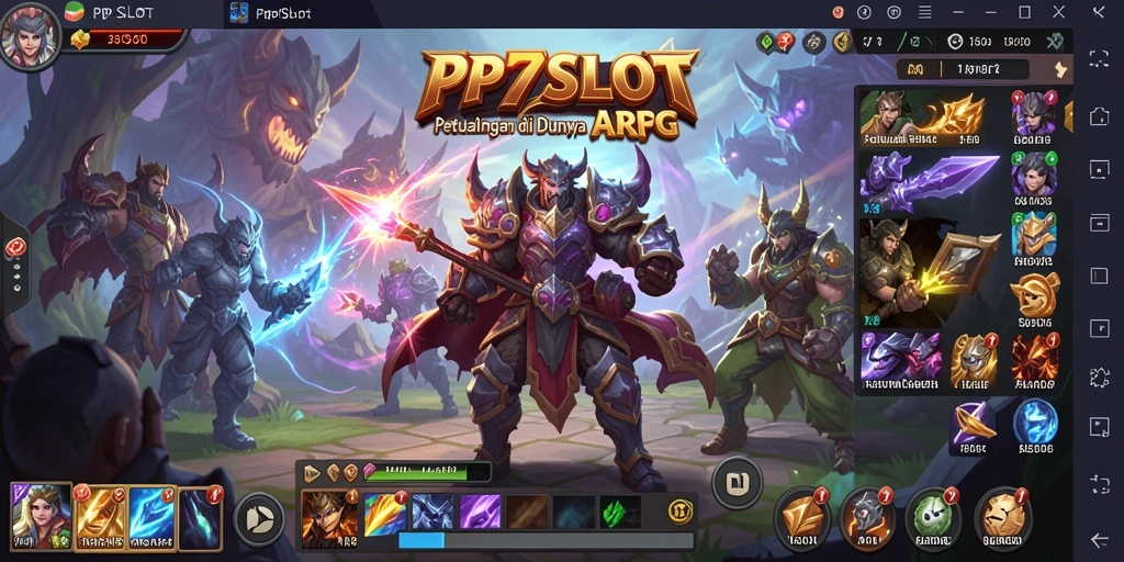 Tampilan menakjubkan gameplay ARPG di PP7SLOT.