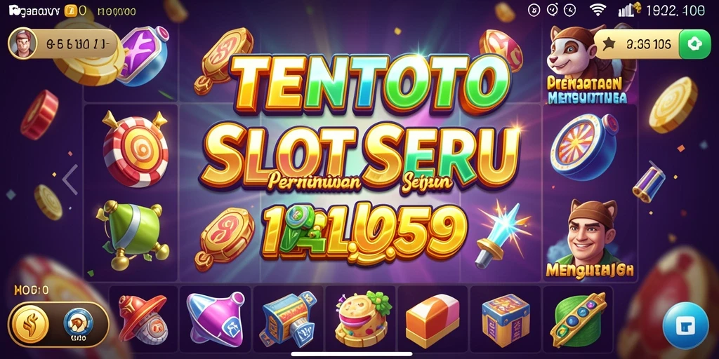 Gameplay TENTOTO yang menawan dan penuh warna.
