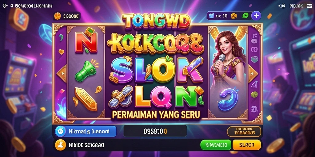 Tampilan gameplay Slot yang mengasyikkan dan penuh warna di TONGWD.