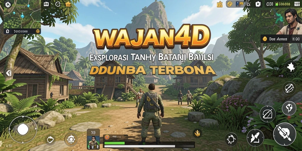 Tampilan menarik gameplay WAJAN4D yang memukau di dunia terbuka.